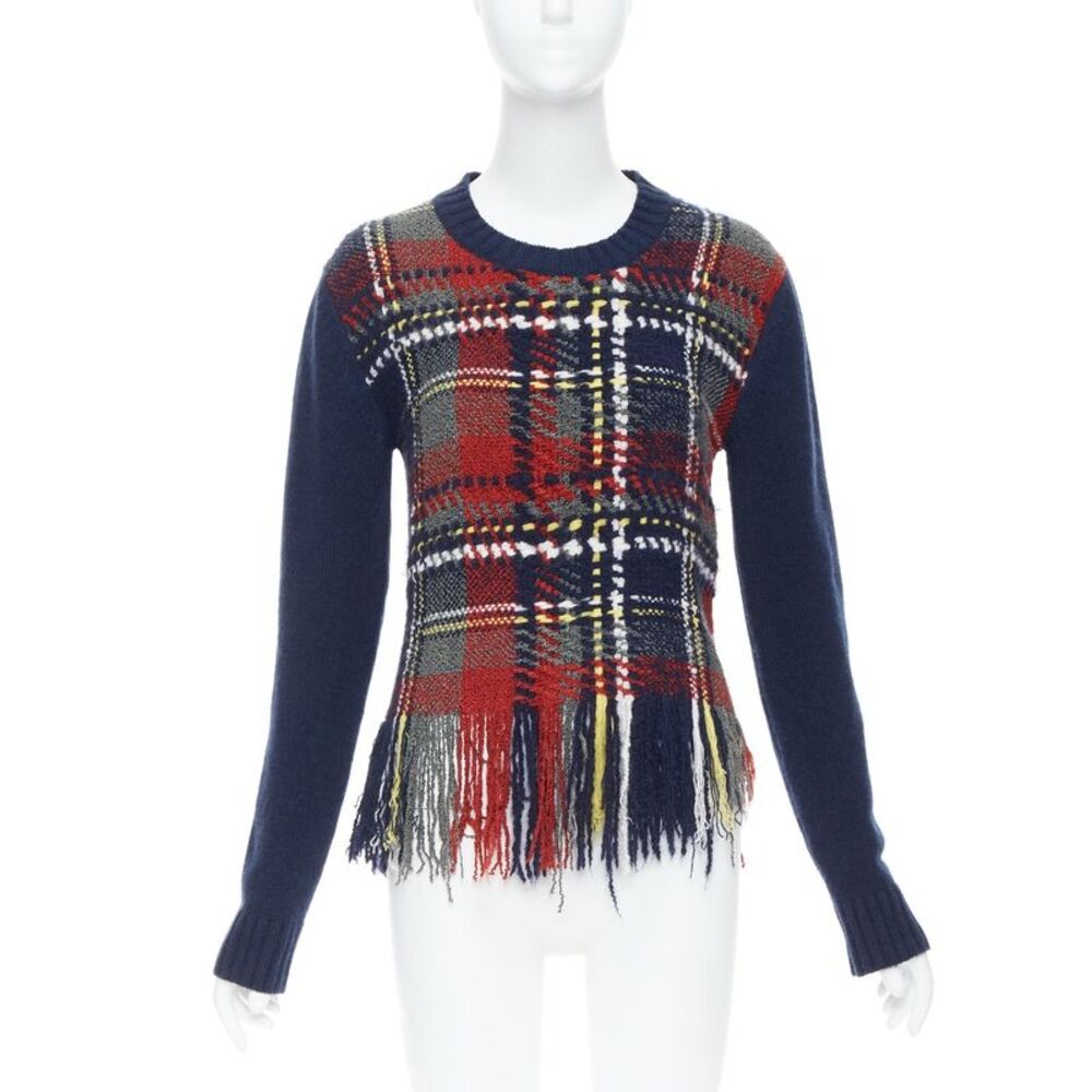 Dior Cashmere Silk Fringe Sweater